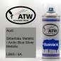 Preview: Audi, Silberblau Metallic / Arctic Blue Silver Metallic, LB5S / 5A: 400ml Sprühdose, von ATW Autoteile West.